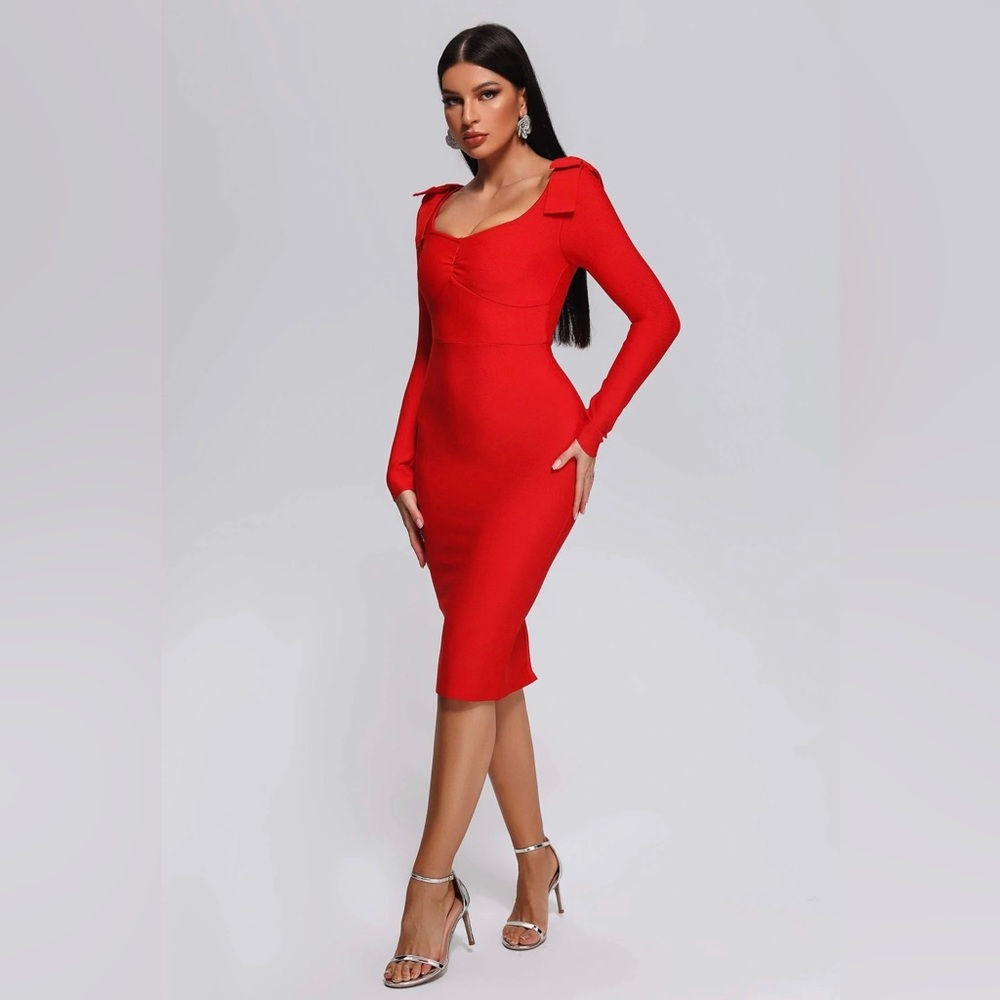 Bella Barnett Winnie MIDI bandage dress
